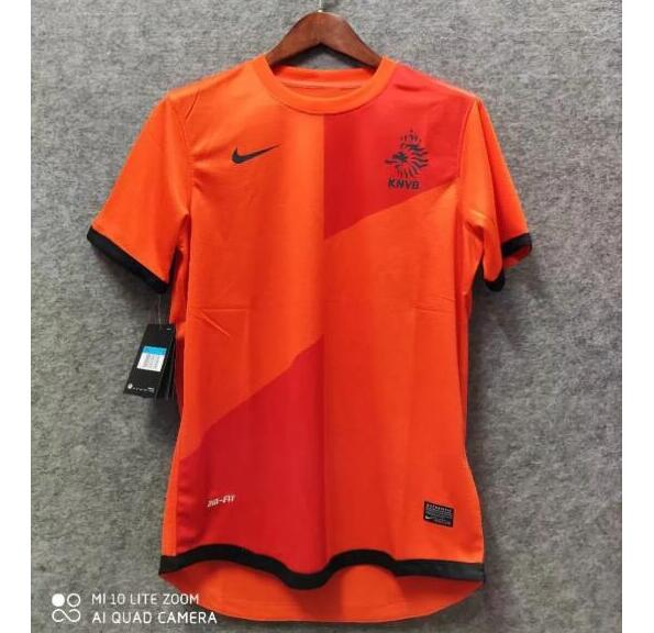 2012 Netherlands Retro Home Kit Soccer Jersey